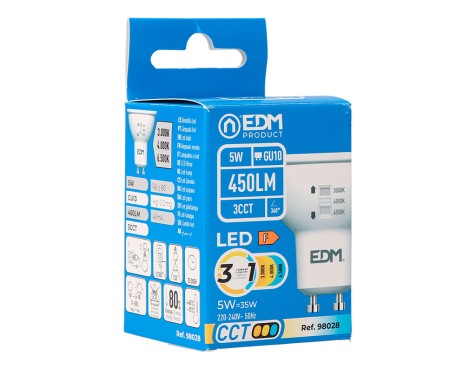 Bombilla Led Dicroica 3 Cct