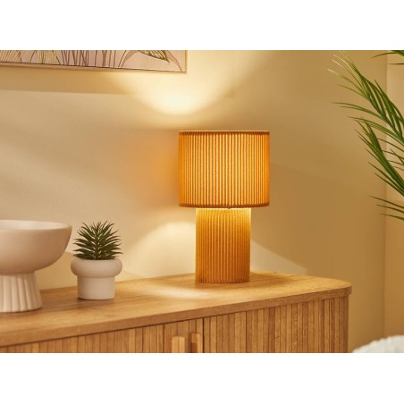 Lámpara De Mesa Jolina Ocre