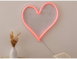 Luz De Neón Usb Corazón