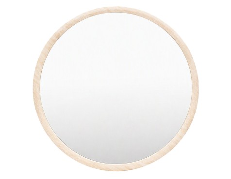 Espejo De Pared Redondo Trudy Travertino