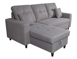 Sofá Chaiselongue Norman Gris