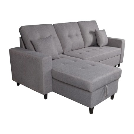 Sofá Chaiselongue Norman Gris