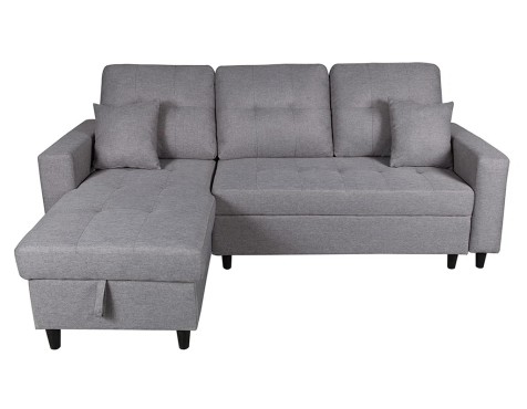 Sofá Chaiselongue Norman Gris
