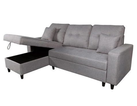 Sofá Chaiselongue Norman Gris