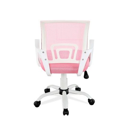 Silla Escritorio Juvenil Riga Blanco/Rosa