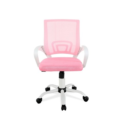 Silla Escritorio Juvenil Riga Blanco/Rosa