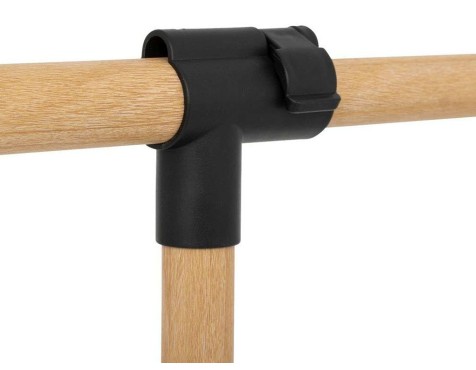 Perchero Ropa Extensible Icare Efecto Madera