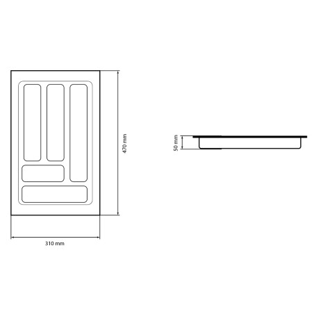 Coberter Calaix De Cuina Gris