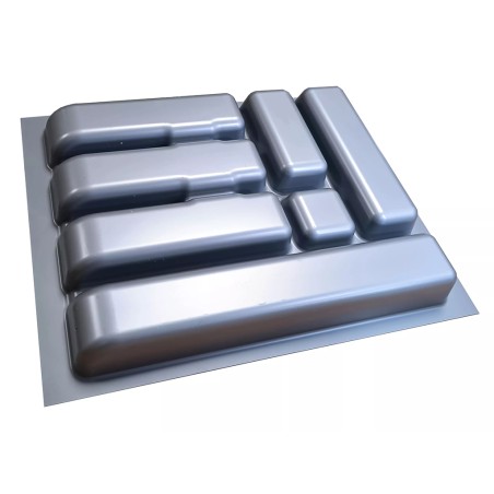 Cubertero Cajón De Cocina Gris