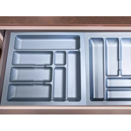 Cubertero Cajón De Cocina Gris
