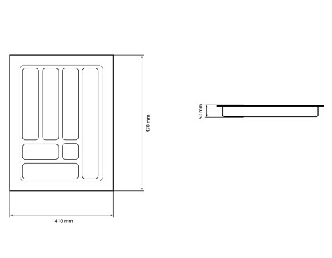 Coberter Calaix De Cuina Gris