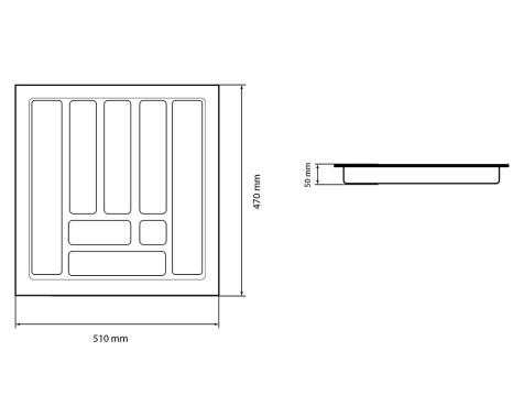 Coberter Calaix De Cuina Gris