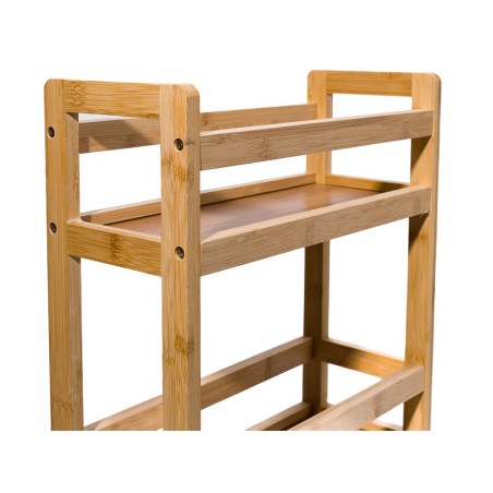 Carrito De Cocina Estrecho Bambú