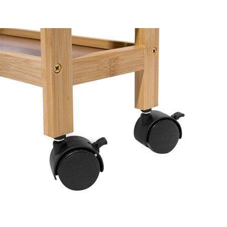 Carrito De Cocina Estrecho Bambú