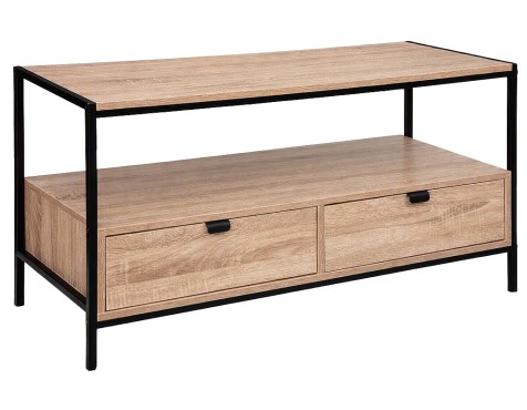 Mueble Tv Aliaj Madera Y Metal