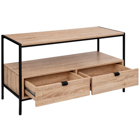 Mueble Tv Aliaj Madera Y Metal