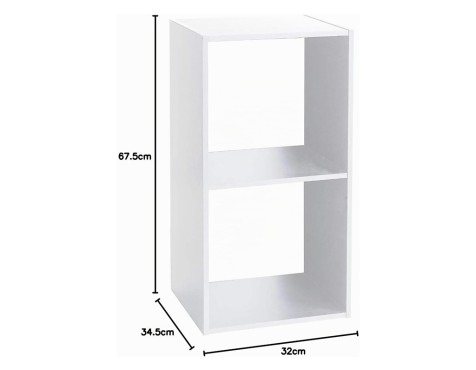 Estantería Mix'n Modul Blanca 2 Cubos