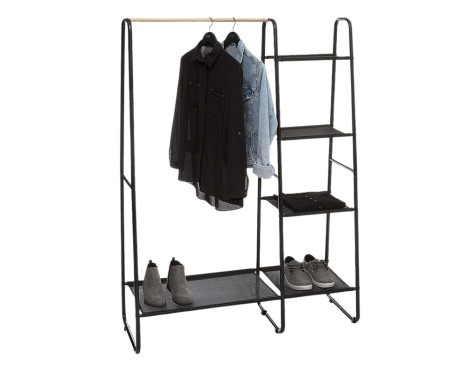 Vestidor Con Perchero Y Estantes Artemis