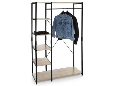 VESTIDOR 5 ESTANTES + BARRA...
