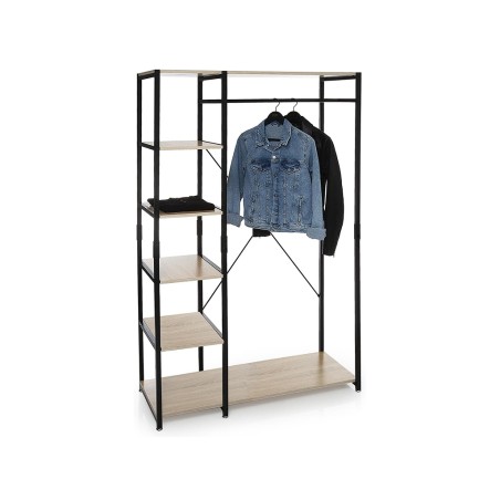 Vestidor 5 Estantes + Barra De Colgar Aliaj