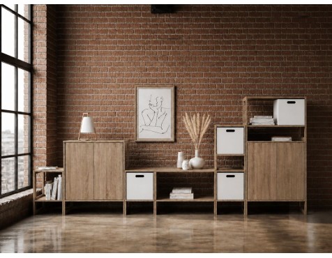 Caja Mdf Mix N' Modul Blanca