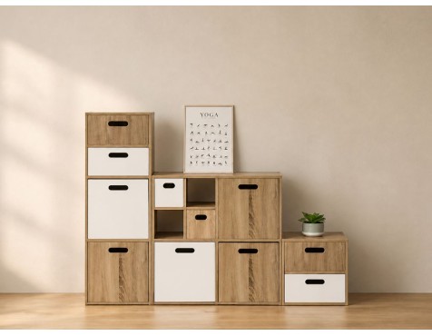 Caja Mdf Mix N' Modul Blanca