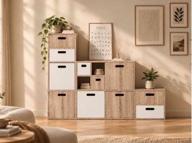 CAJA MDF MIX N' MODUL NATURAL