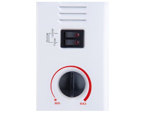 Convector Eléctrico Alpina Blanco