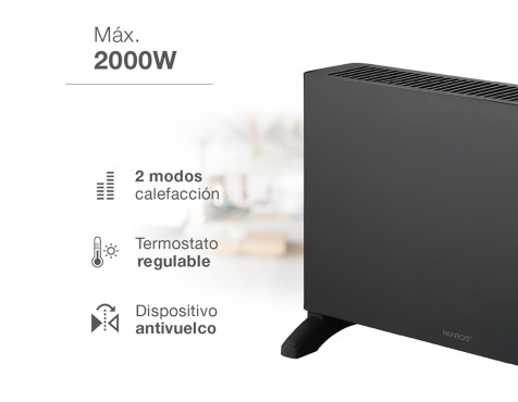 Convector Selatin Negro