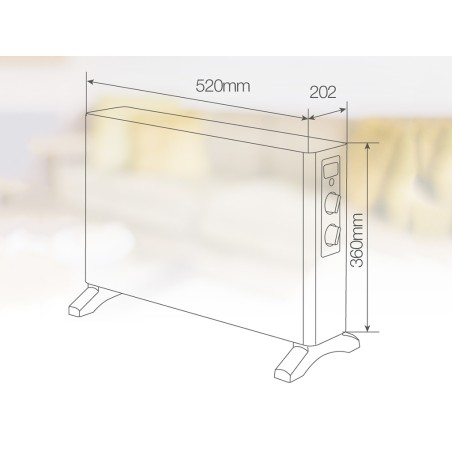 Convector Selatin Negro
