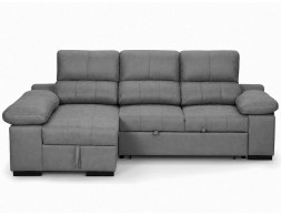 Sofá Cama Chaiselongue Huesca Cemento