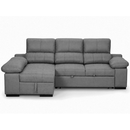 Sofá Cama Chaiselongue Huesca Cemento