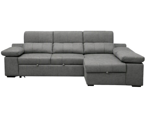 Sofá Cama Chaiselongue Huesca Cemento