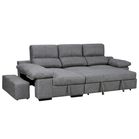 Sofá Cama Chaiselongue Huesca Cemento