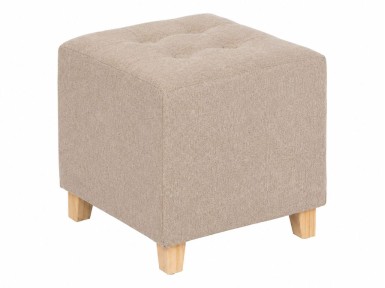 PUF LEANDRE TERCIOPELO BEIGE