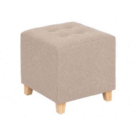 Puf Leandre Terciopelo Beige