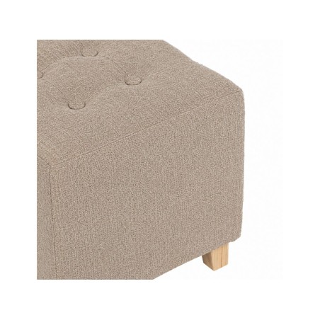 Puf Leandre Terciopelo Beige