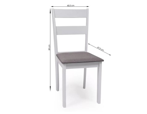 Silla Cocina Dallas Madera Blanca