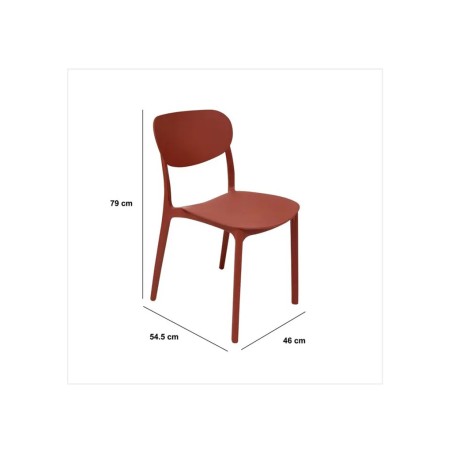 Silla Cocina Apilable Plástico Siena