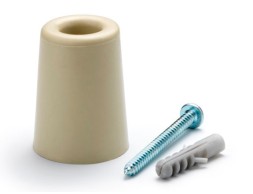 Tope Puerta Adhesivo Caucho Beige