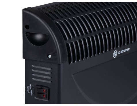 Convector Eléctrico Negre