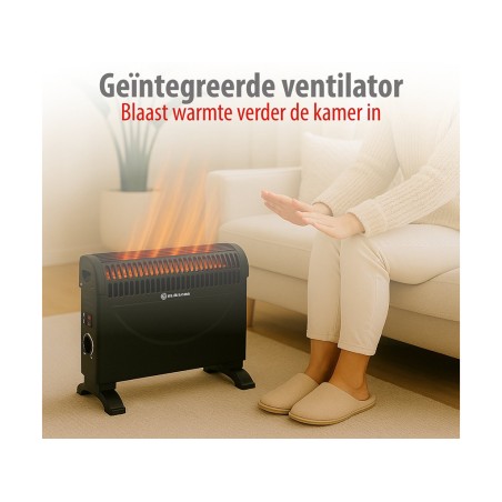 Convector Eléctrico Negre