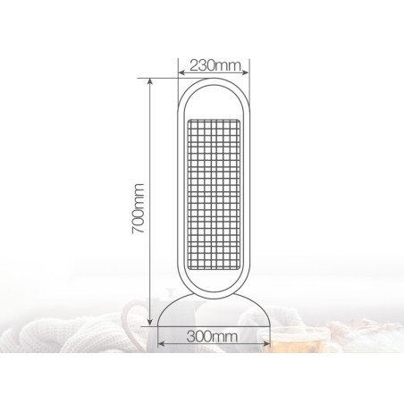 Estufa Elèctrica Giratòria Tubs De Carboni Mukah