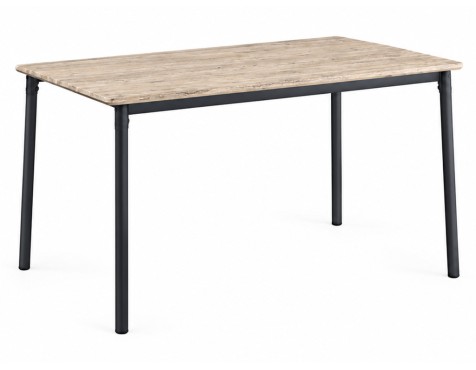 Conjunt Cuina Taula+4 Cadires Negre/Natural