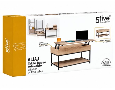 Mesa De Centro Elevable Aliaj