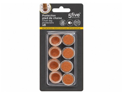 Joc 8 Protectors Per Cadires Transparent