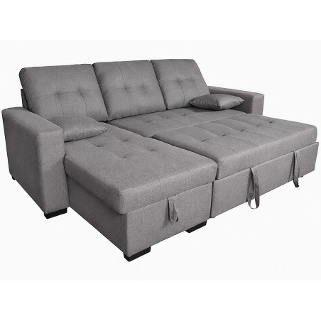 Sofà Chaiselongue Salem Gris