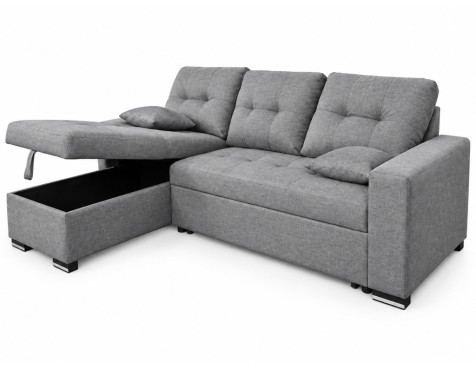 Sofà Chaiselongue Salem Gris