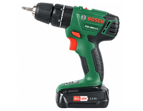 Atornillador Bosch Psb 1800 2 Baterías+Accesorios