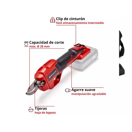 Pack Sierra Podar+Tijera+Bolsa Con Batería